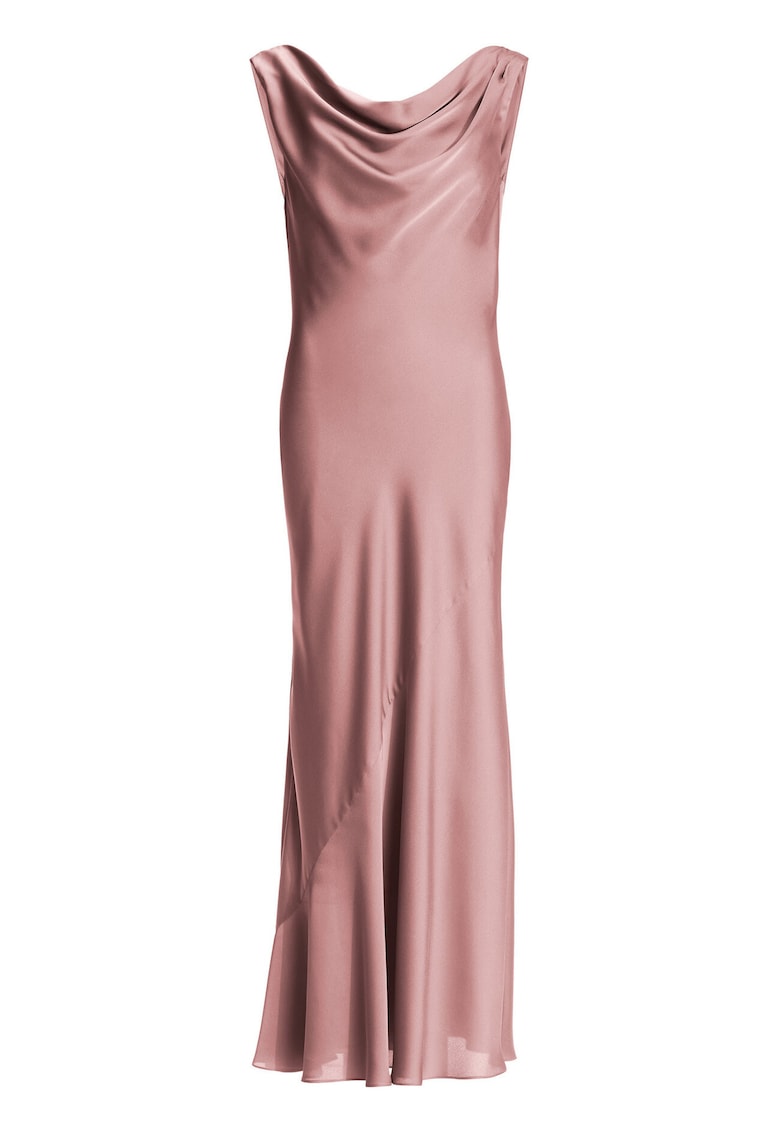 Rochie de seara dama - fermoar - roz - Roz