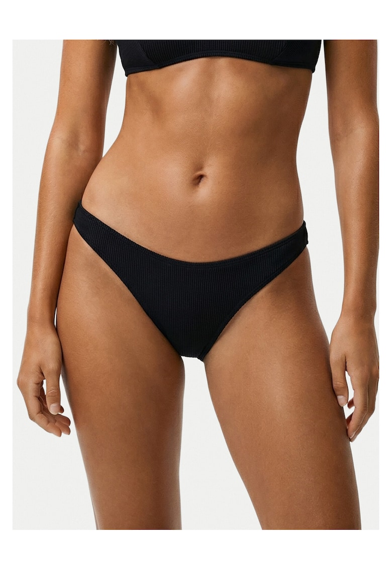 Slip de bikini Poliamida - Negru