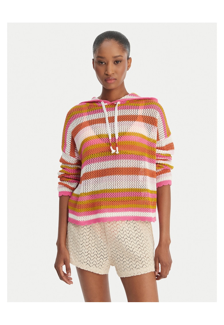 Pulover dama - multicolor - bumbac/acril