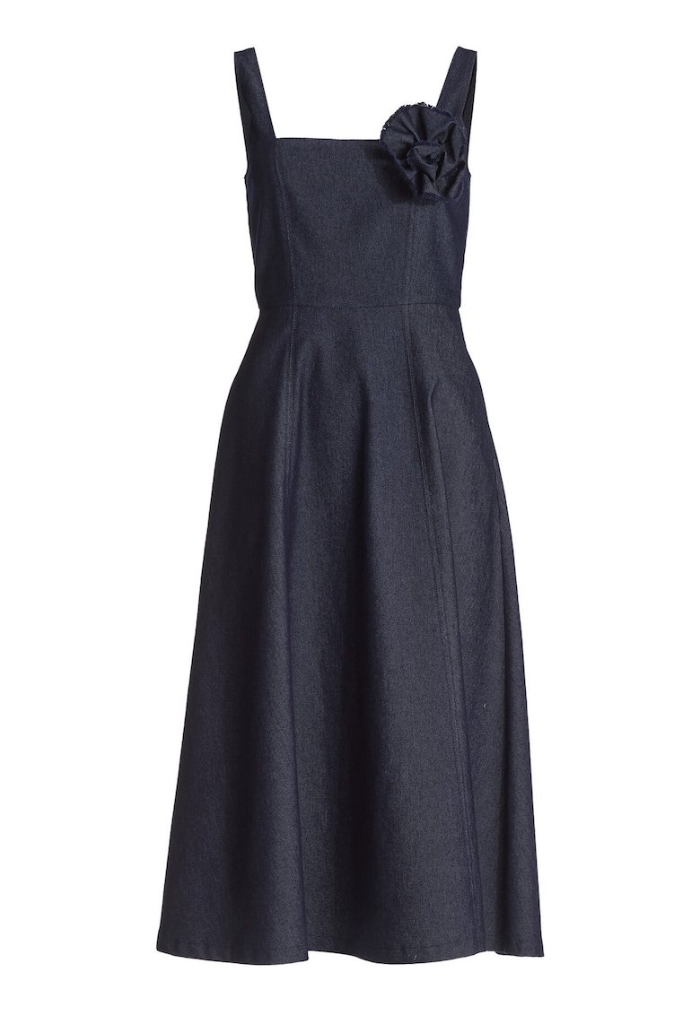 Rochie de cocktail elegantă - Bleumarin