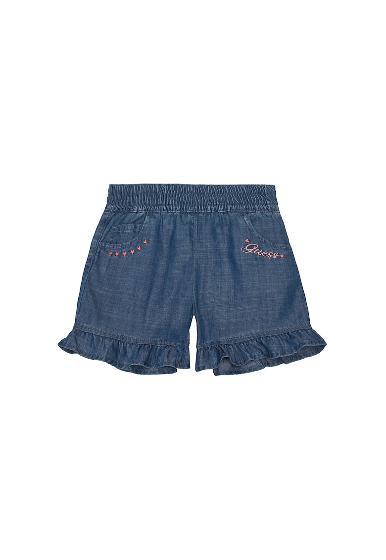 Pantaloni scurti copii - denim - albastru - lyocell -