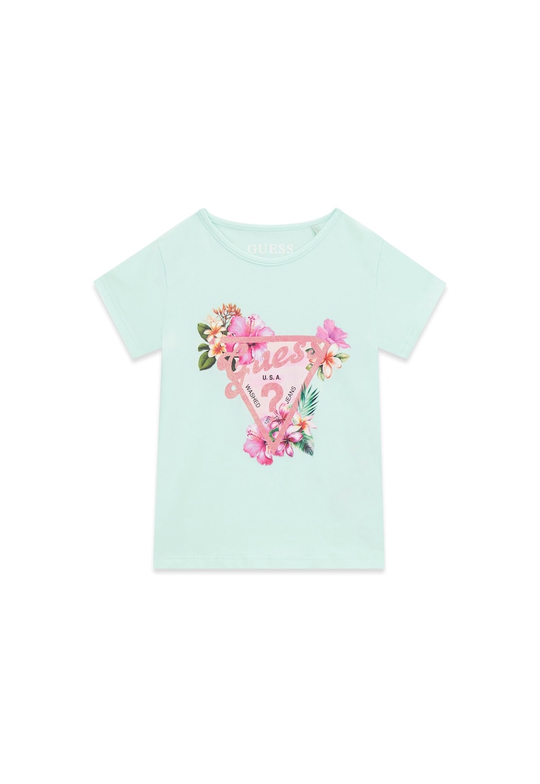 Tricou copii - Fete - bumbac - verde