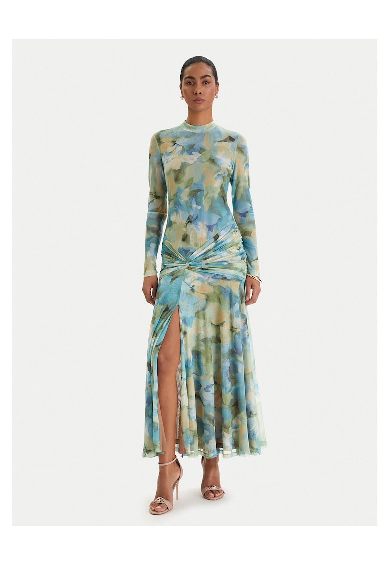 Rochie de vara cu fermoar - Verde