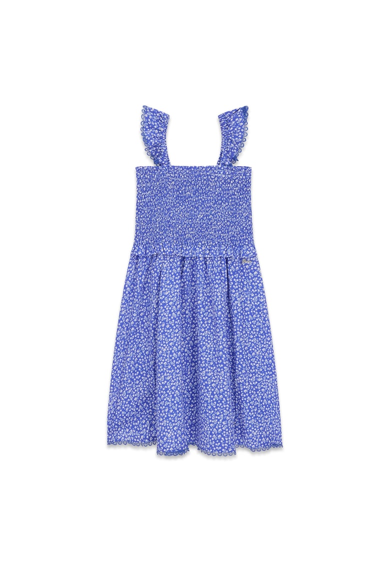 Rochie de vara - 70% viscoza - 30% lyocell - albastru -