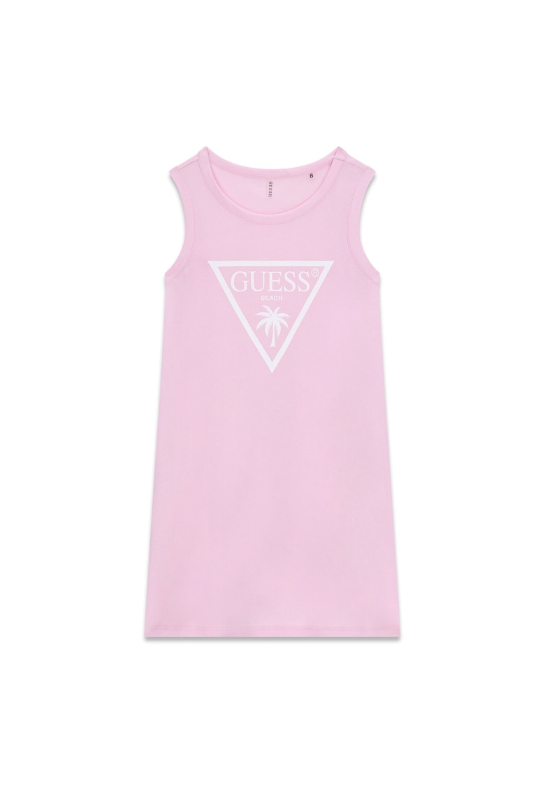 Rochie de zi pentru fete - bumbac - roz