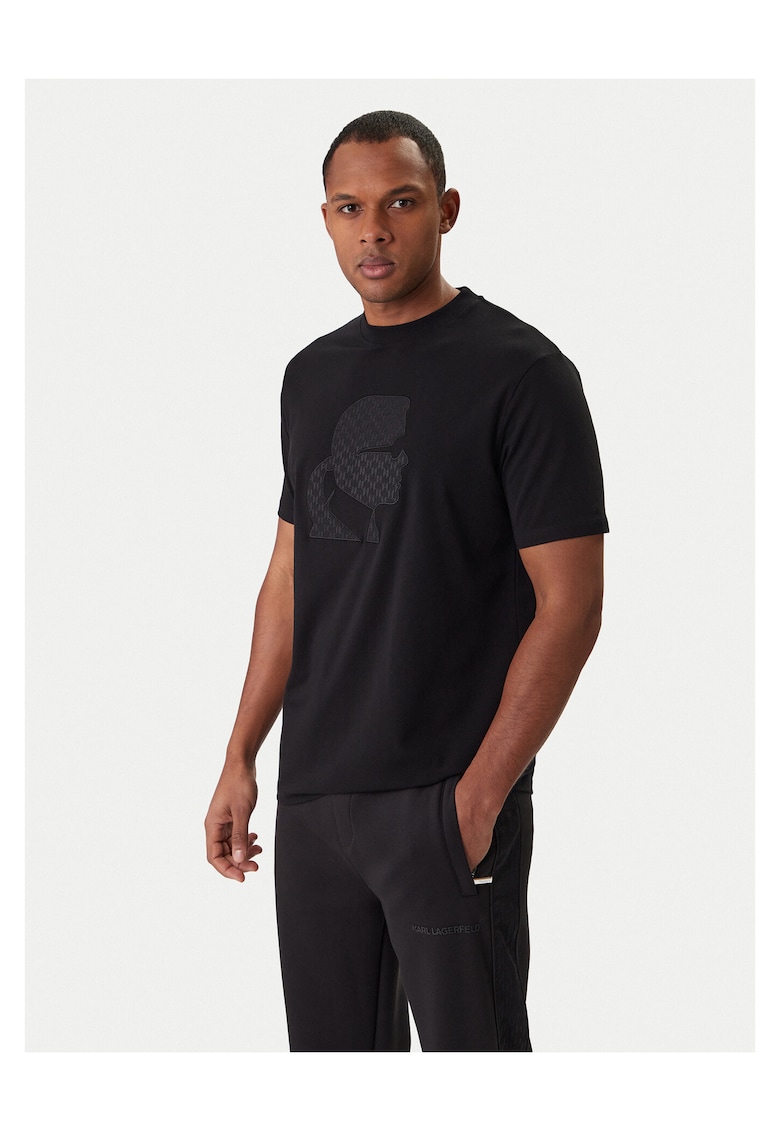 Tricou Barbati - Negru - 55% viscoza - 45% poliester
