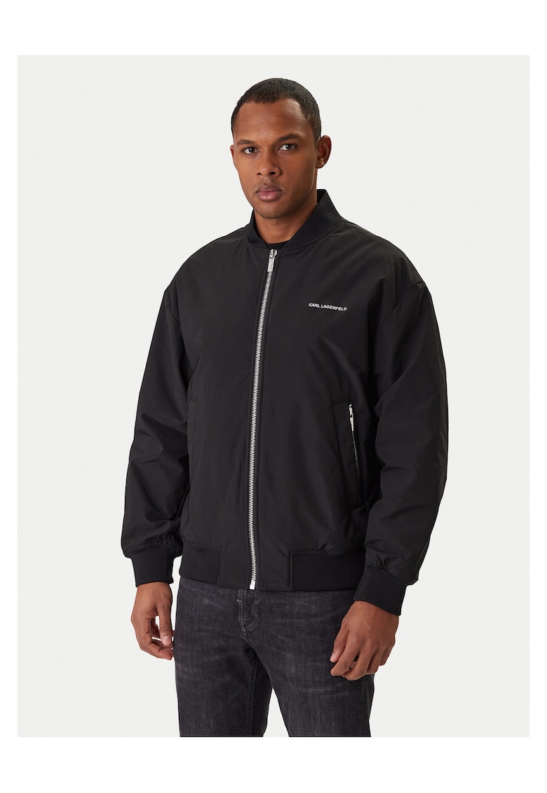 Geaca bomber pentru barbati - Negru