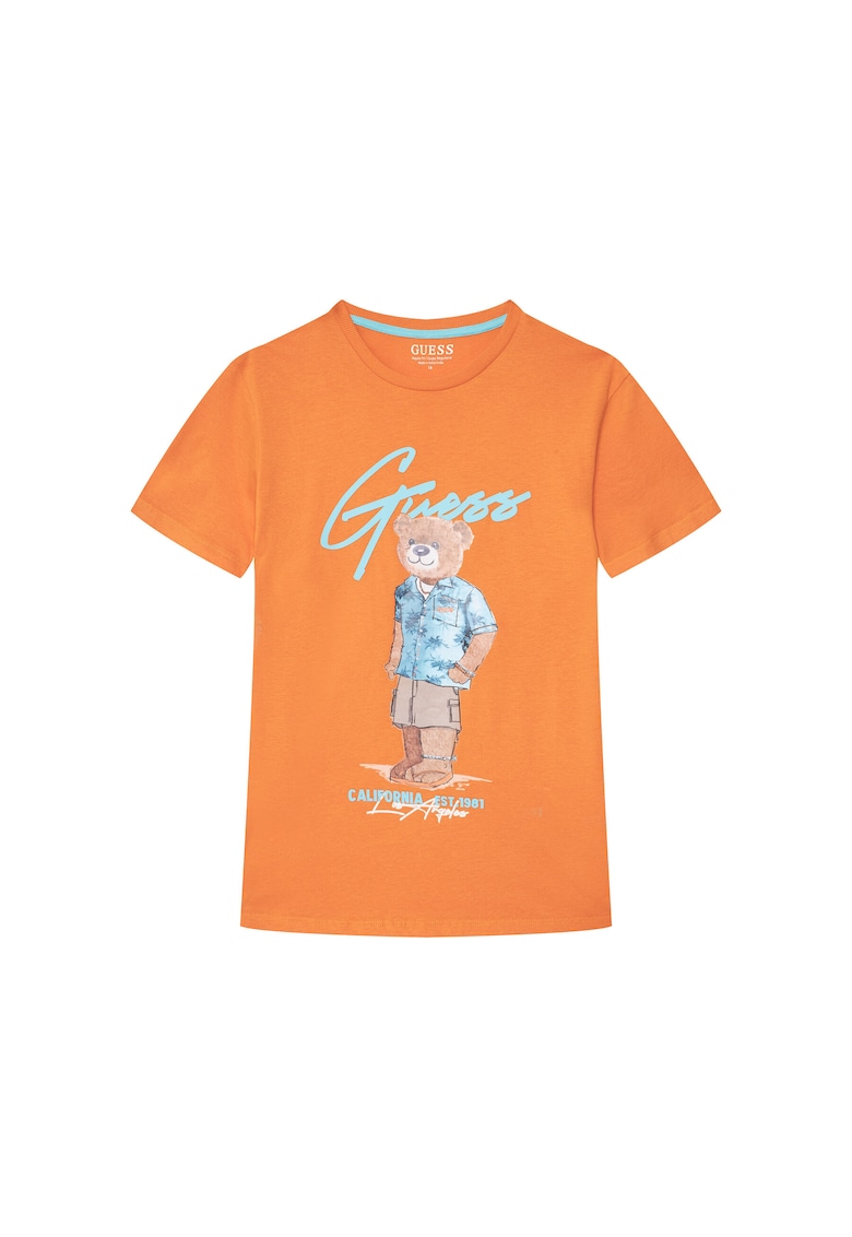 Tricou copii - portocaliu - bumbac - Portocaliu