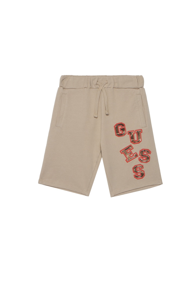 Pantaloni scurti copii - bumbac - bej -