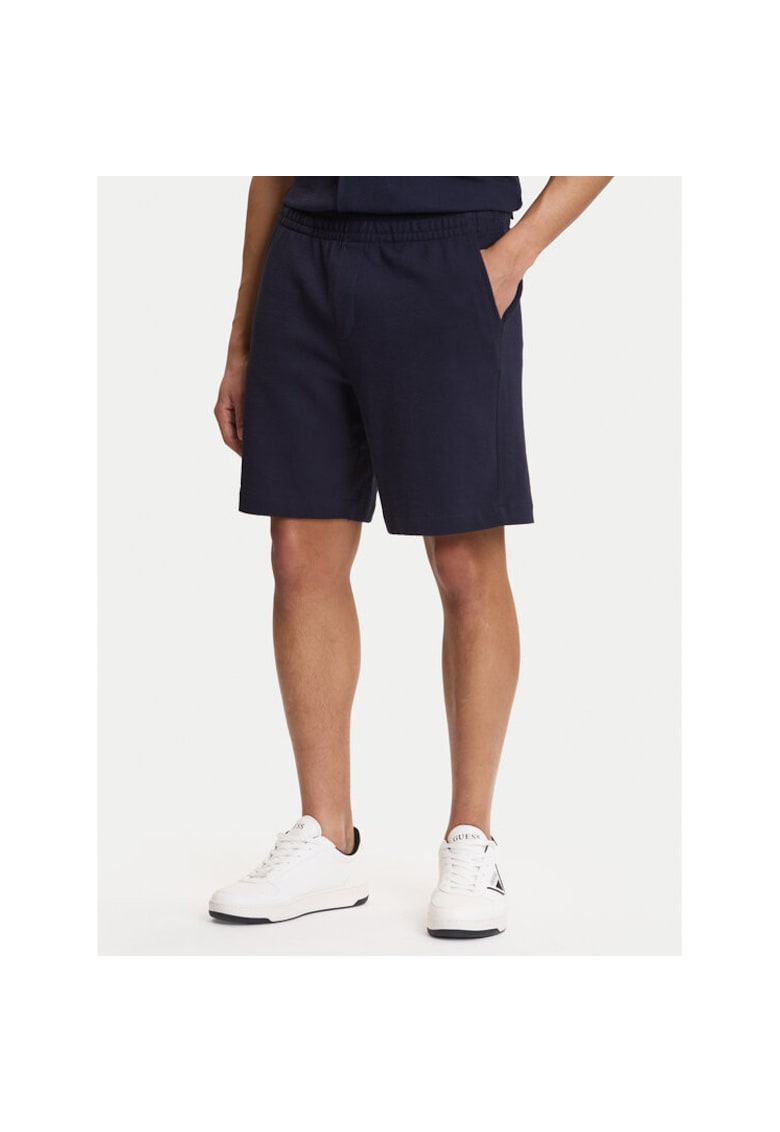 Pantaloni sport barbati - bumbac - bleumarin