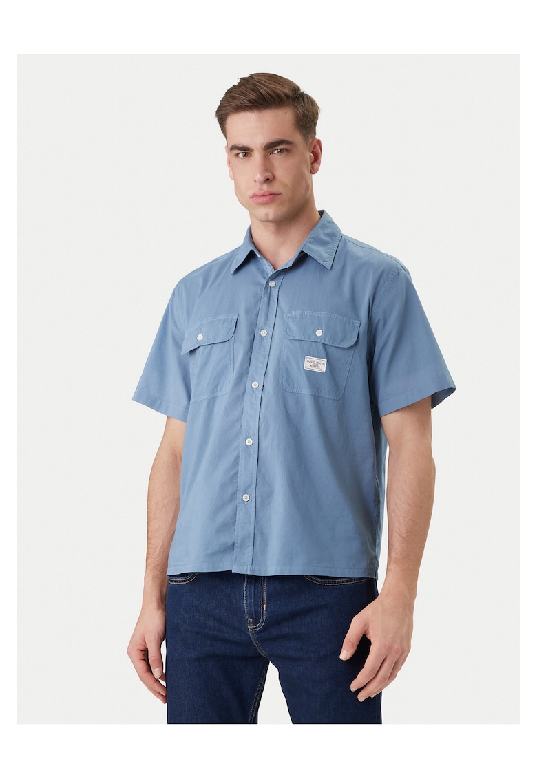Camasa albastră pentru bărbați - Albastru