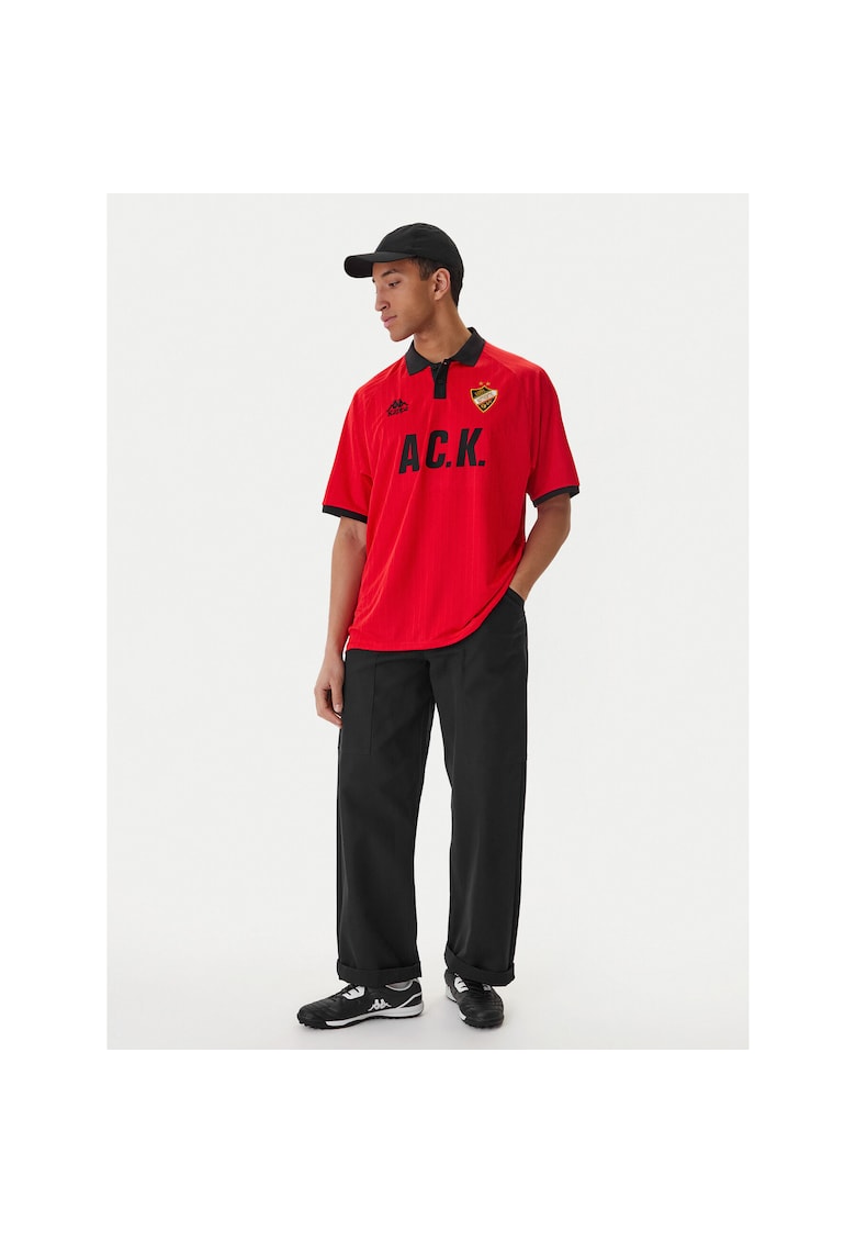 Tricou sport barbati - poliester reciclat - rosu