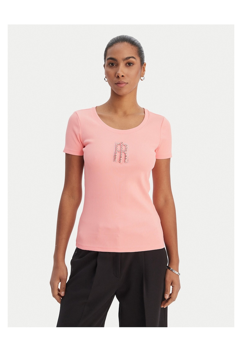 Tricou dama - coral - nylon/elastan