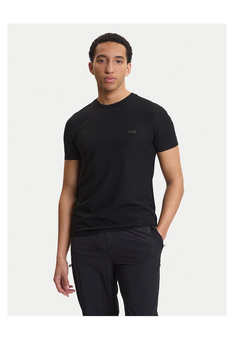 Tricou pentru barbati - material poliamida si elastan - Negru