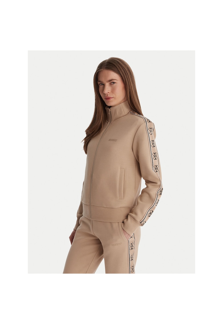 Bluza sport dama - bumbac-poliester - bej -