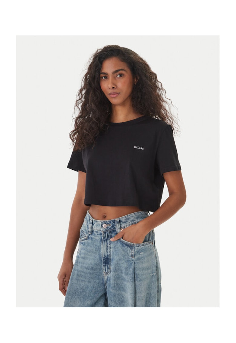 Tricou pentru dama - bumbac - negru