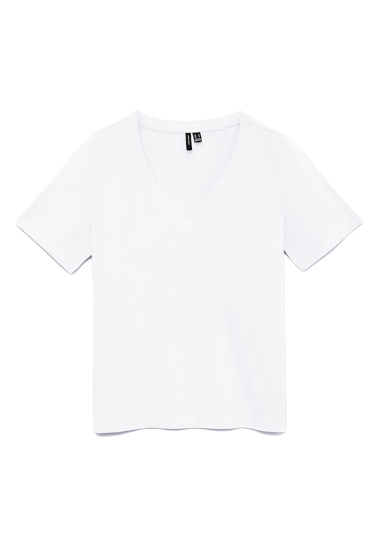 Tricou dama alb - bumbac organic