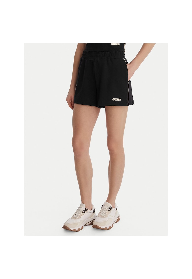 Pantaloni sport de dama - negru - poliester si viscoza