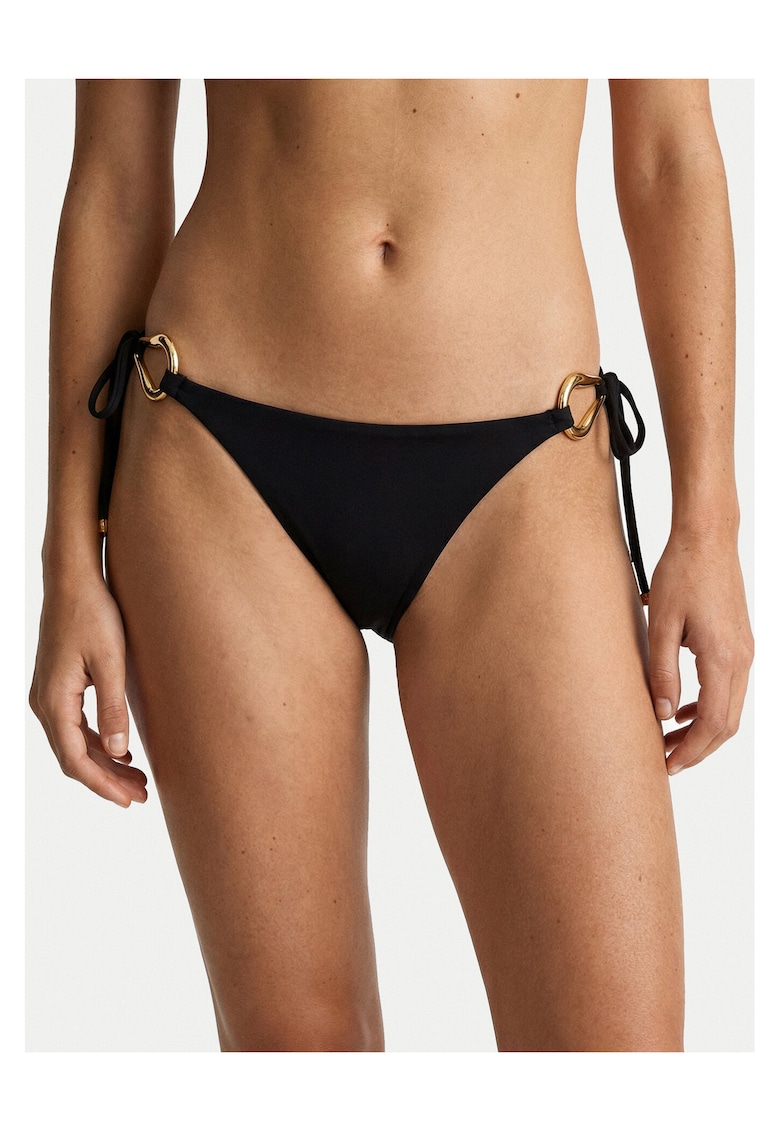 Slip de bikini dama - negru - poliamida