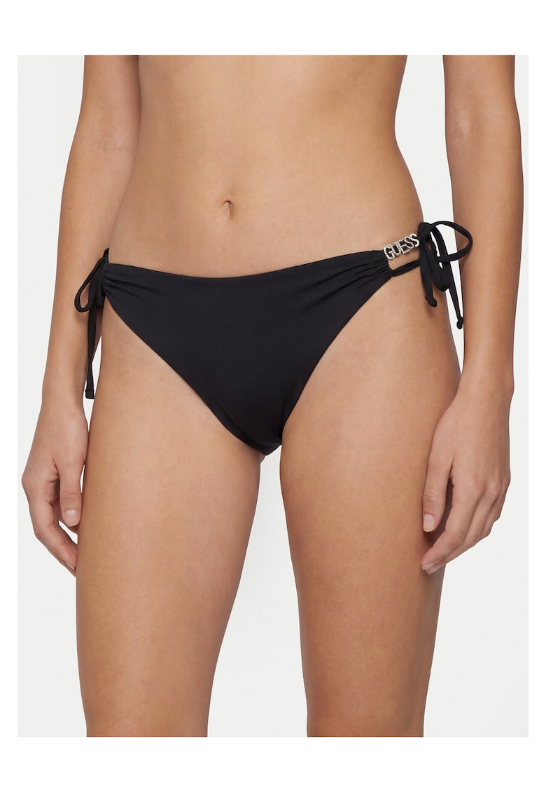 Slip de bikini de Poliamida - INTL - Negru