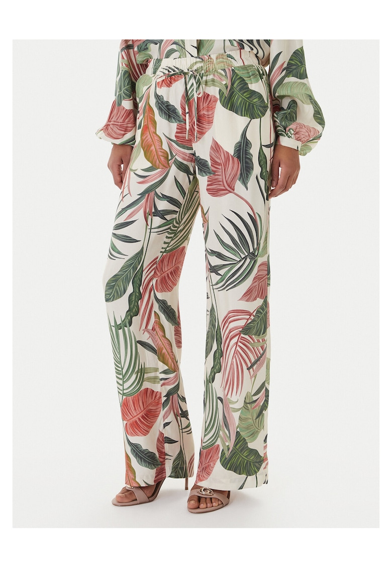 Pantaloni dama - lyocell - multicolor