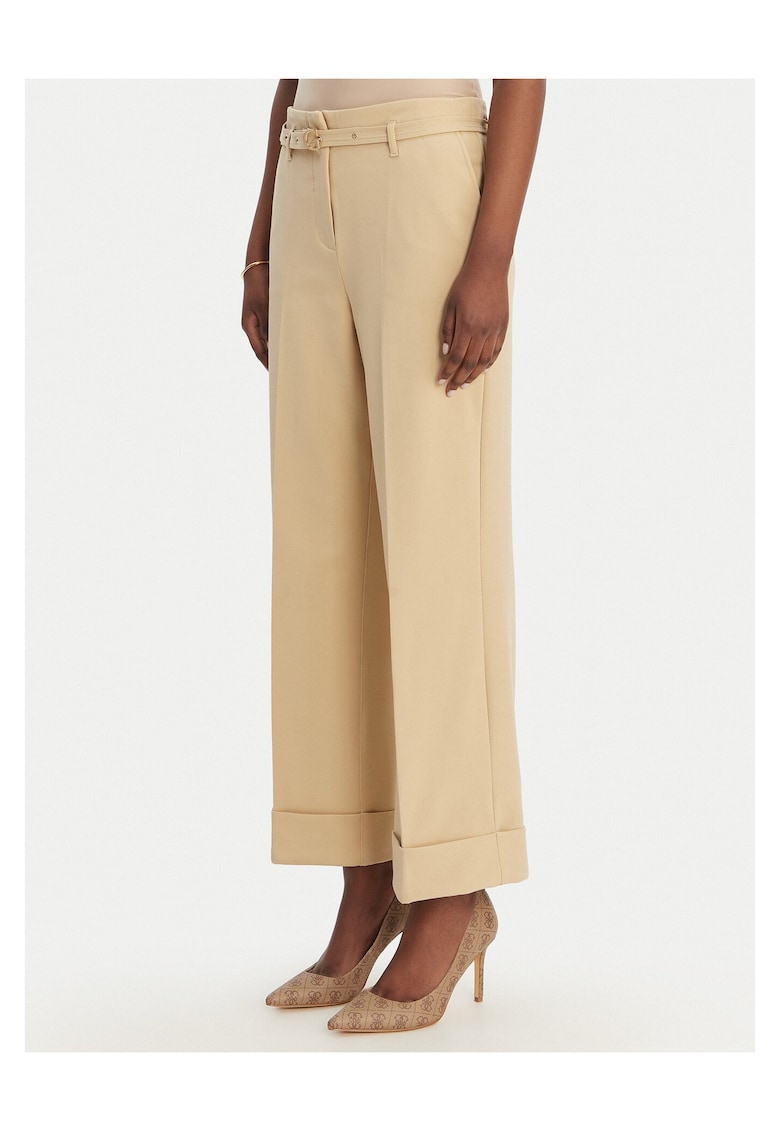 Pantaloni dama - viscoza - maro