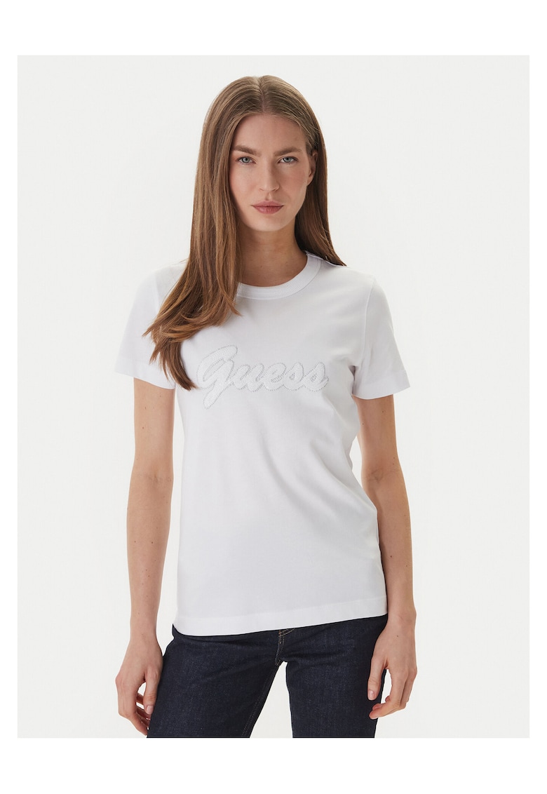 Tricou dama - bumbac 100% - alb