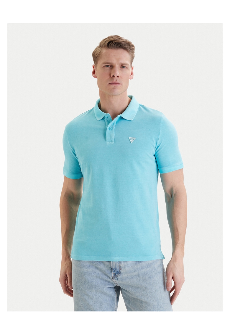 Tricou barbati - bumbac - turcoaz - Turcoaz