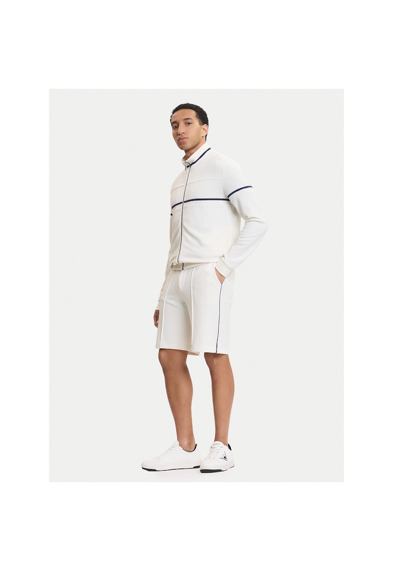 Pantaloni sport barbati - poliester - ecru - set 97% poliester - 3% elastan