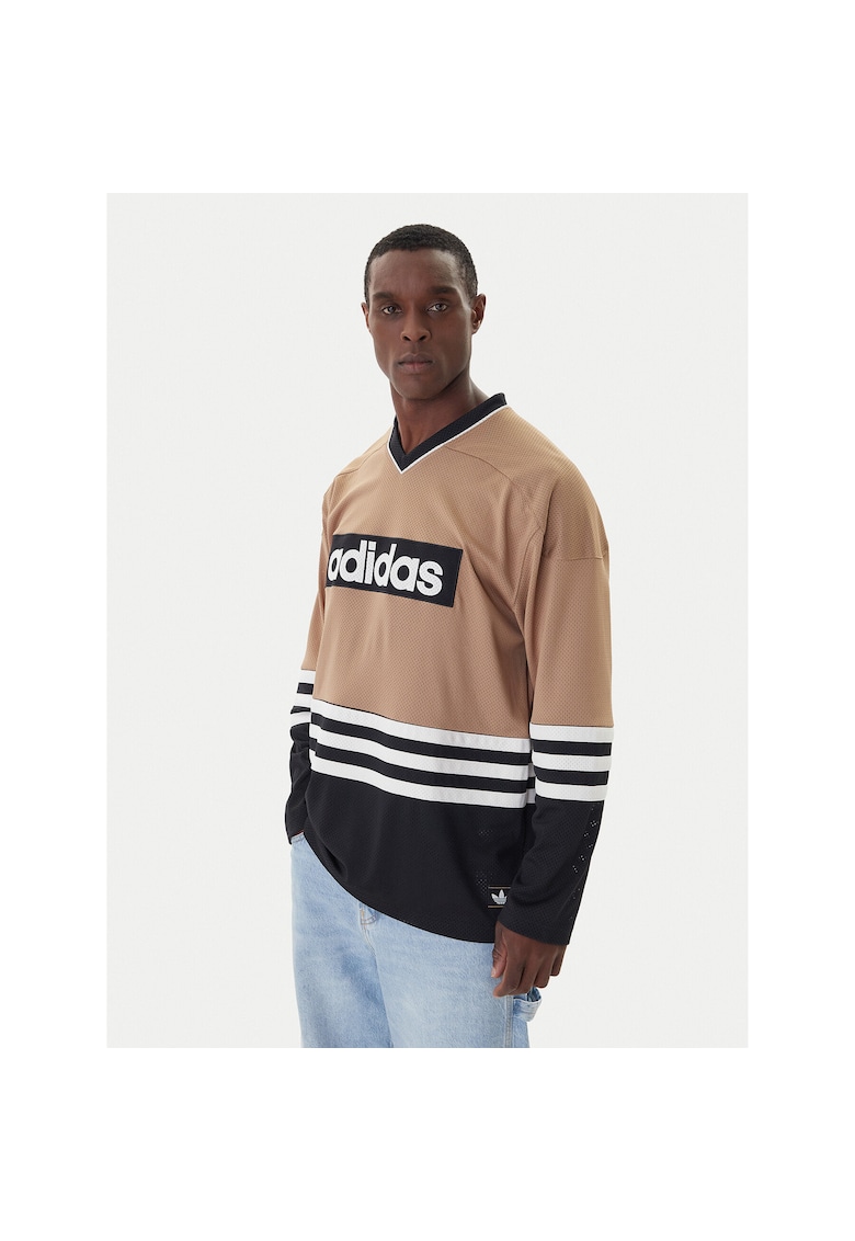 Bluza sport barbati - poliester reciclat - lejer - bej