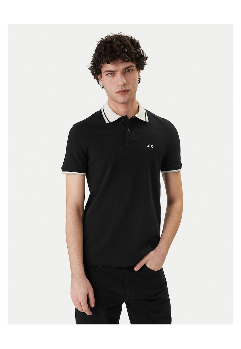 Tricou barbati - bumbac - negru -