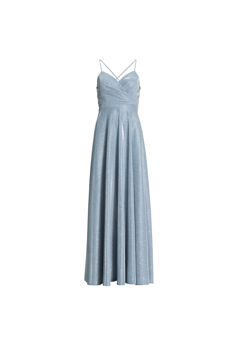 Rochie de seara de dama - Poliester. Albastru deschis -