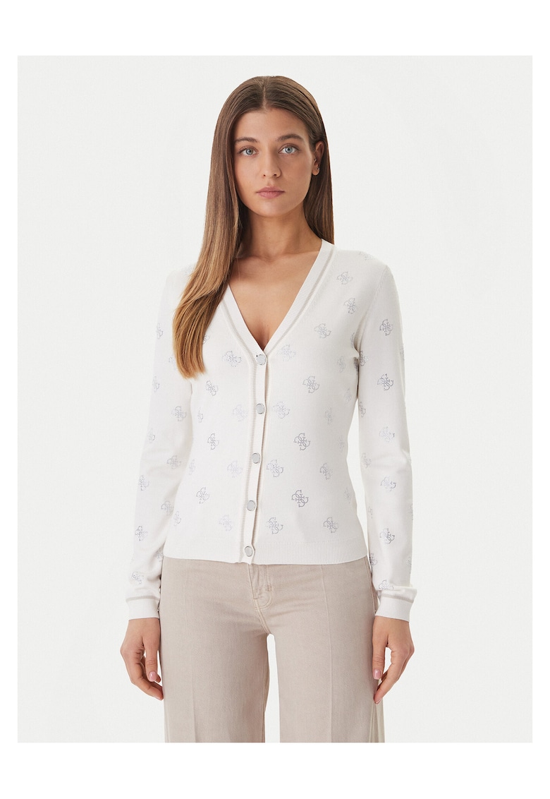 Cardigan dama - alb - viscoza/poliester