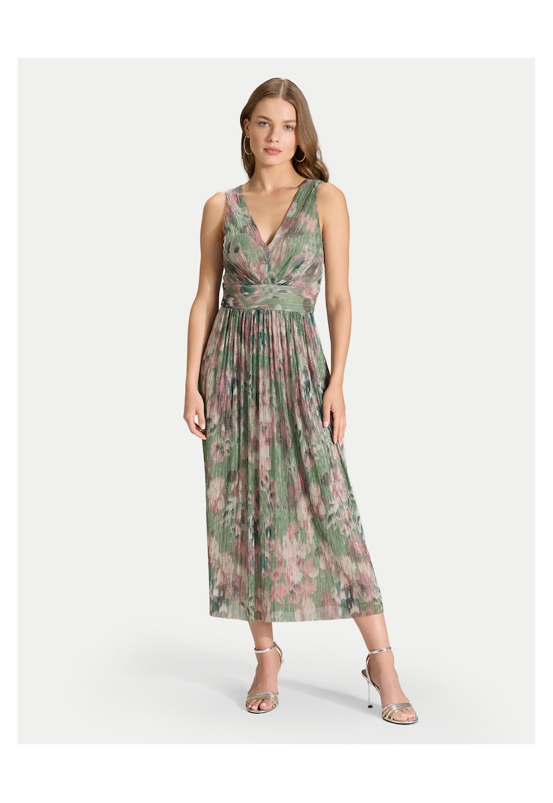 Rochie de cocktail - verde - poliester - Verde