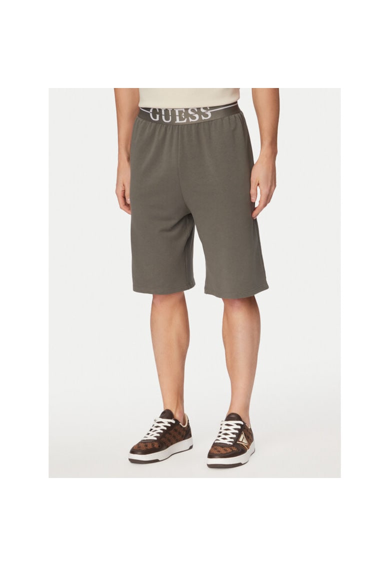 Pantaloni sport barbati - gri - 57% bumbac - 38% modal - 5% spandex