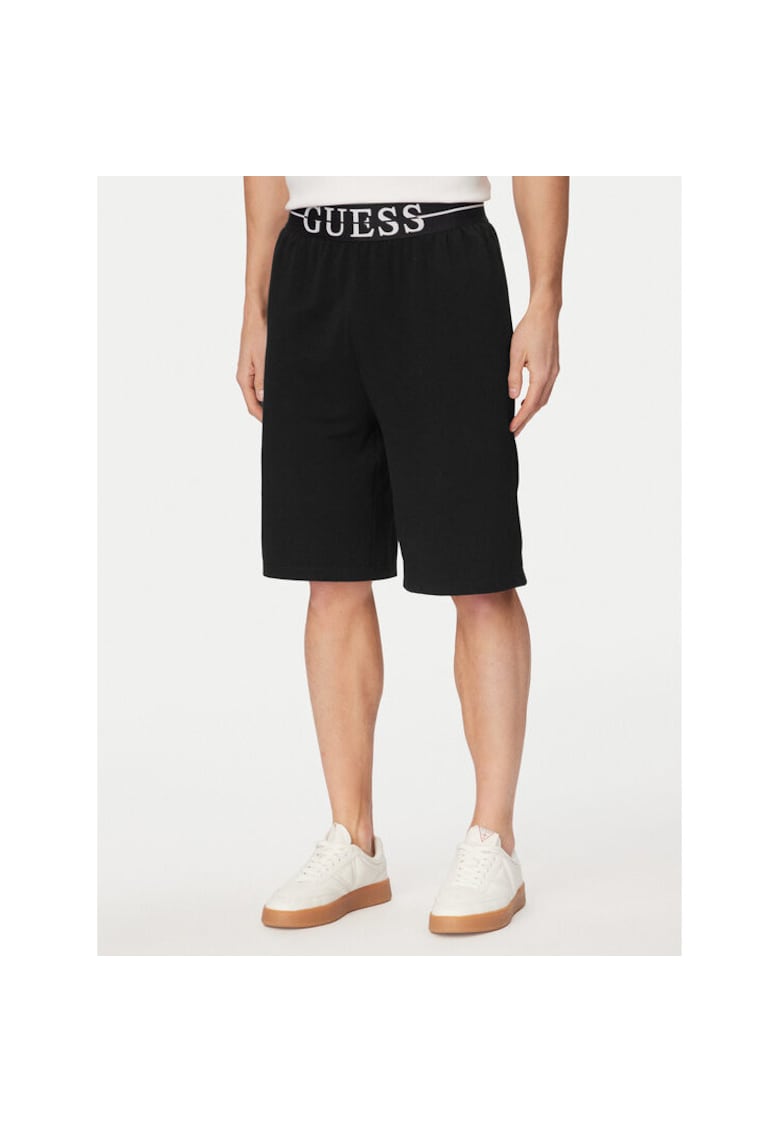 Pantaloni sport barbati - negru - 57% bumbac - 38% modal - 5% spandex