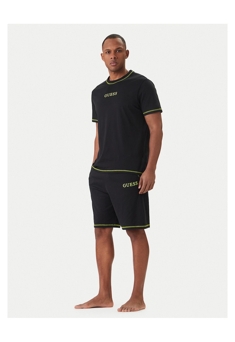 Pijama barbati - bumbac - negru