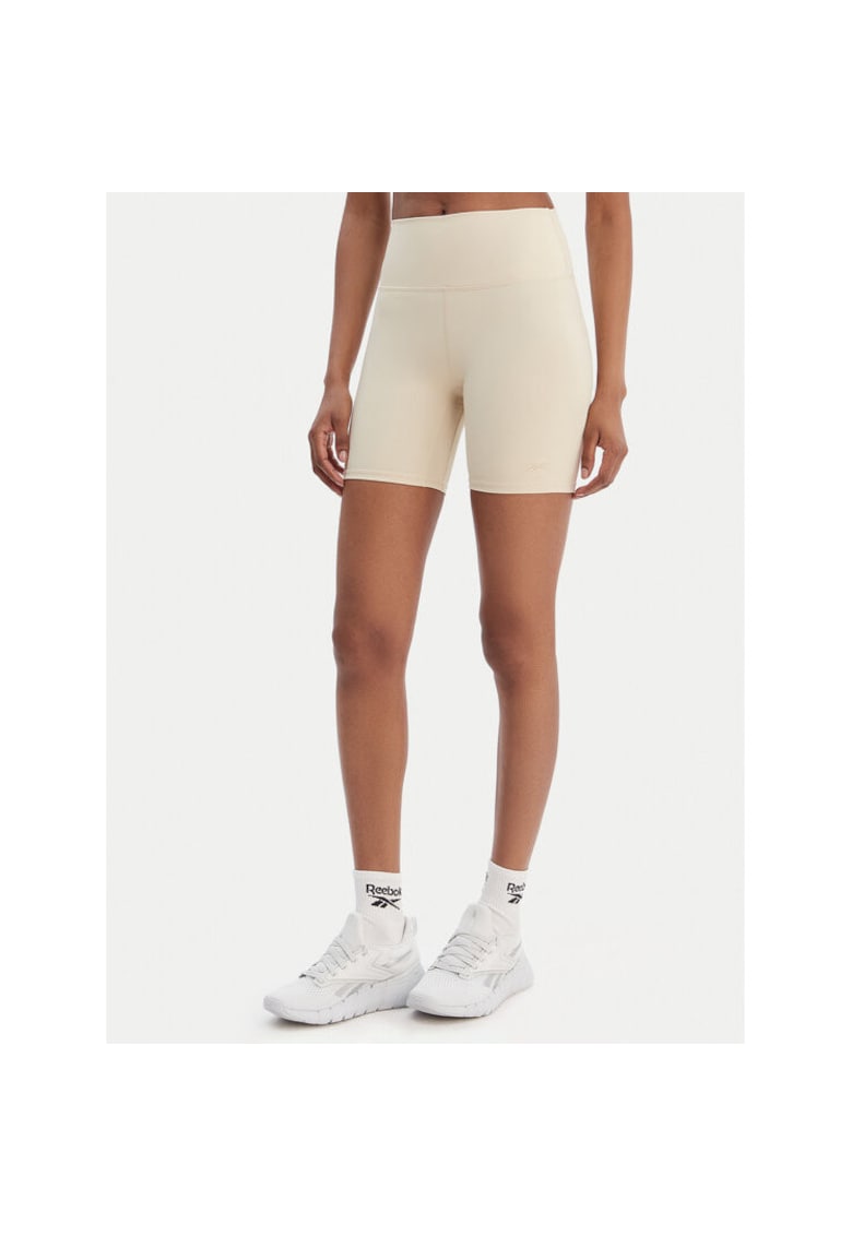 Pantaloni scurti sport dama - bej - nylon