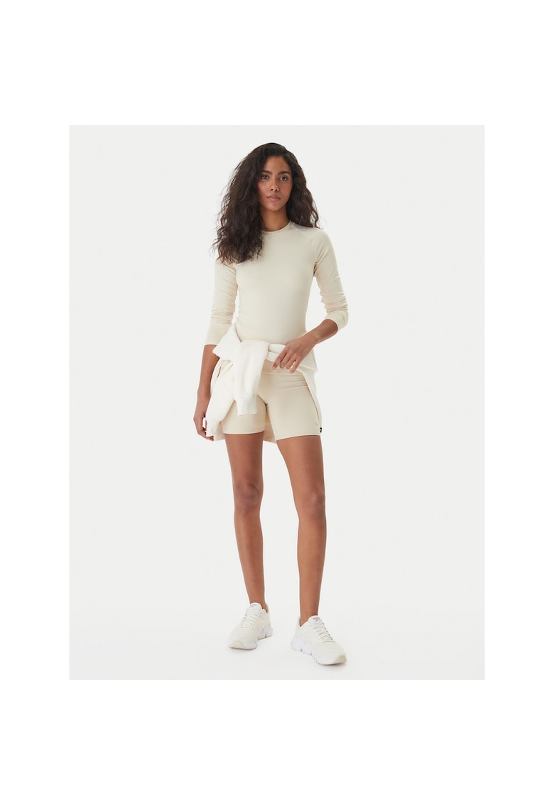 Bluza sport dama - slim fit - bej - poliester -