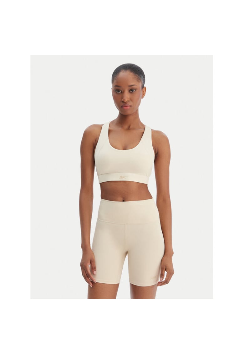 Bustiera sport dama - bej - poliester reciclat
