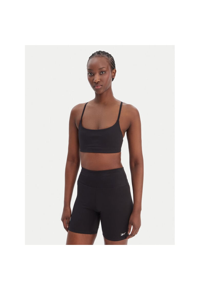 Bustiera sport dama - neagra - 80% nailon - 20% elastan -