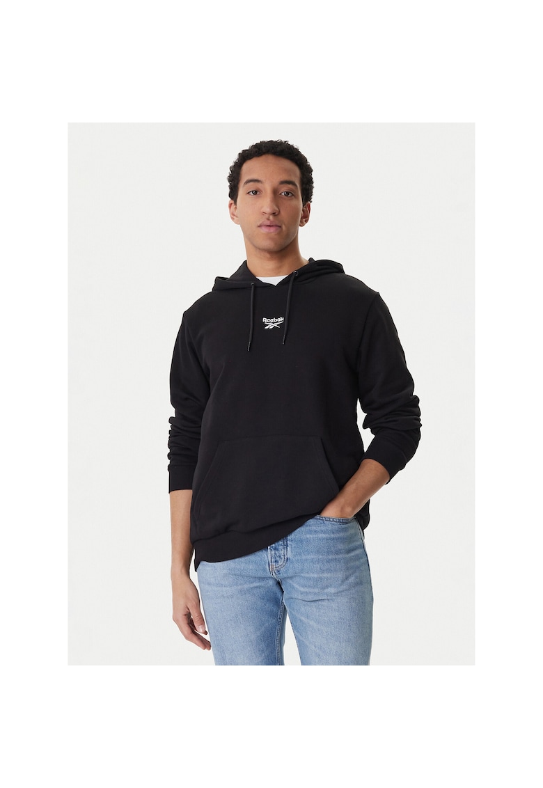 Hanorac sport barbati - bumbac si poliester - negru