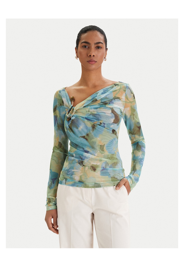 Bluza dama - poliester - slim fit - verde