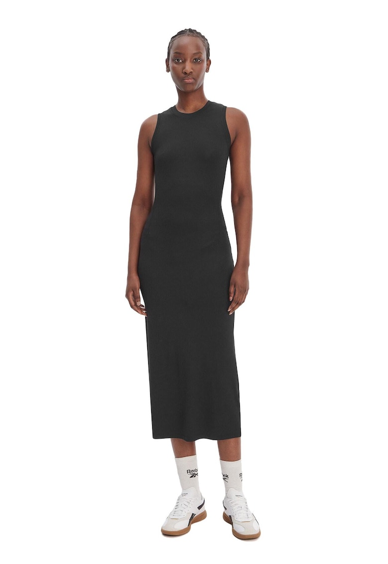 Rochie de zi Femei - 77% poliester - 23% elastan - M INTL - Negru -