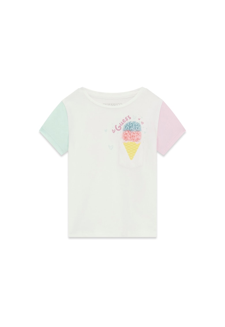 Tricou copii - multicolor - bumbac/elastan