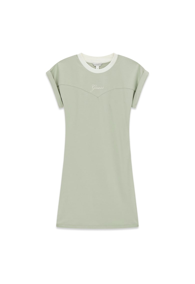 Rochie Fete - Bumbac - Verde - 95% bumbac - 5% elastan - Verde