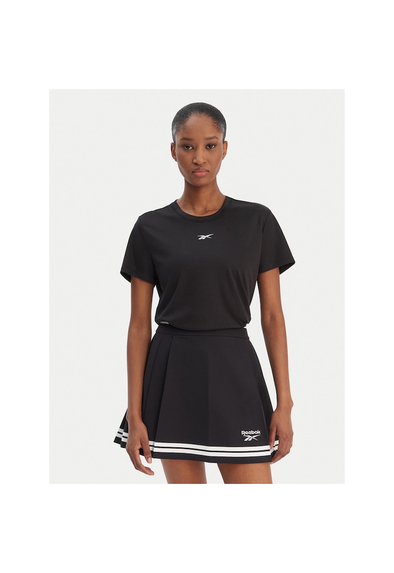 Tricou sport dama - poliester - negru