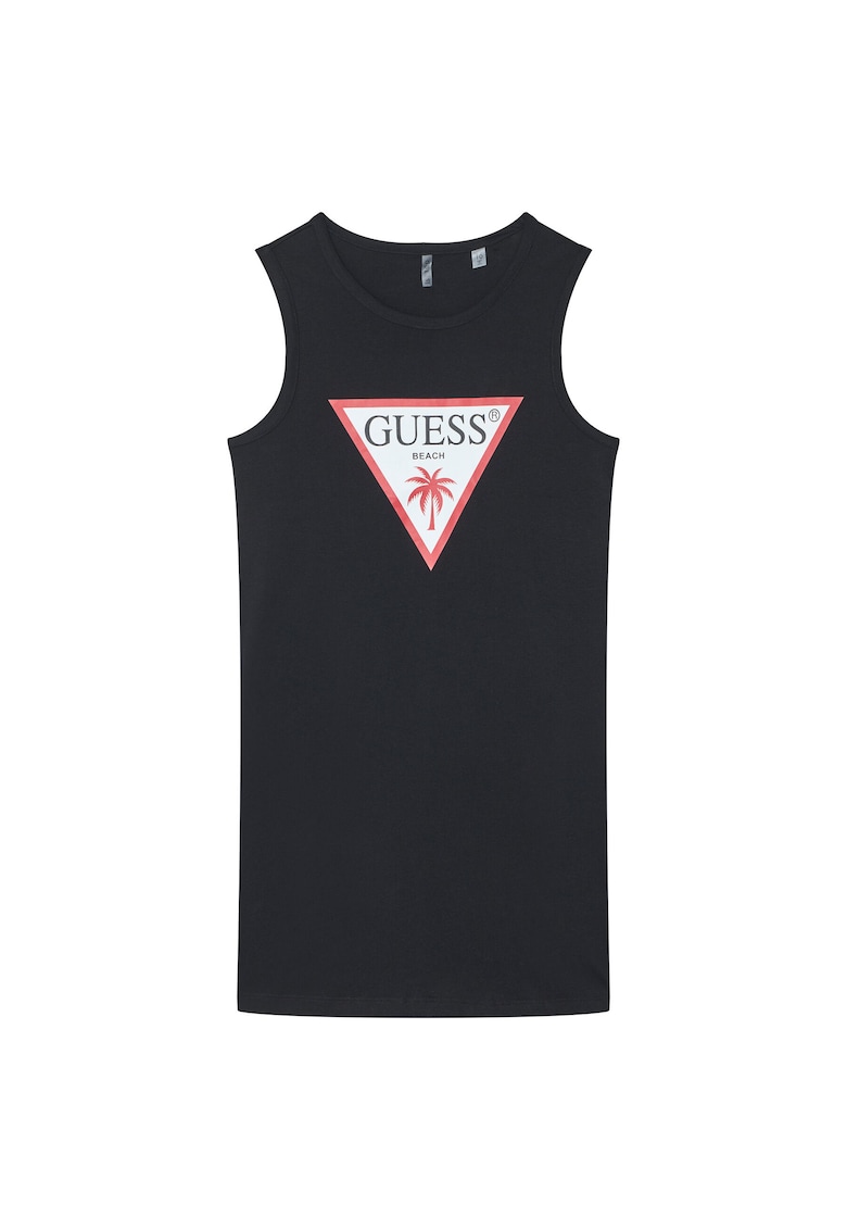 Rochie casual fete - bumbac - negru