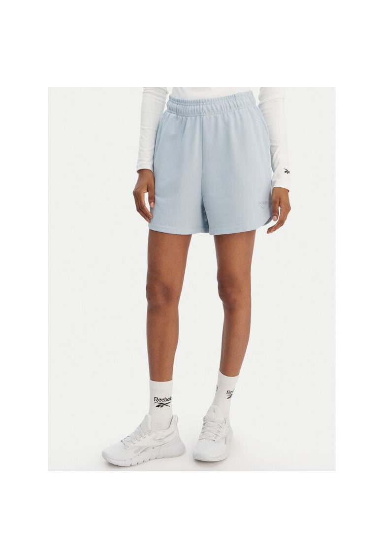 Pantaloni sport dama - bumbac si poliester - albastru deschis