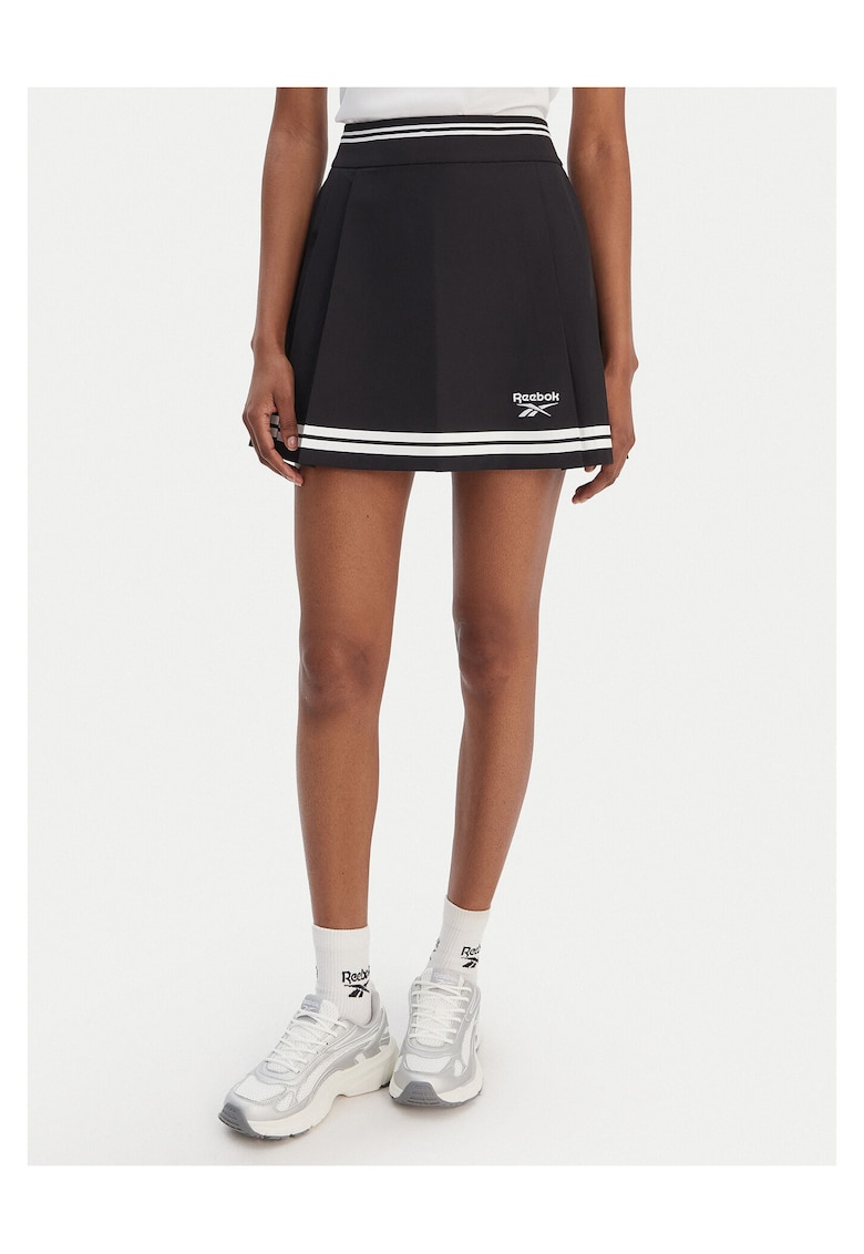 Fusta mini poliester - negru